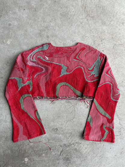 CARD OF HEARTS TAPESTRY SWEATER