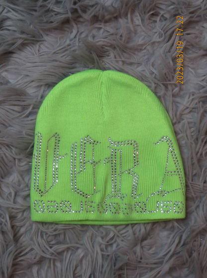 Rhinestone VV Beanies