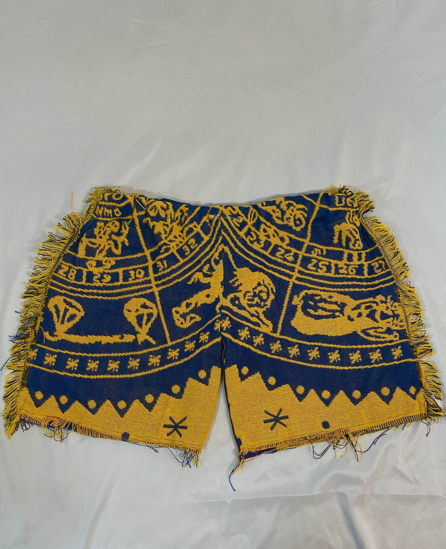 Golden Astrology Tapestry Shorts