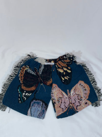 Butterfly Abyss Tapestry Shorts