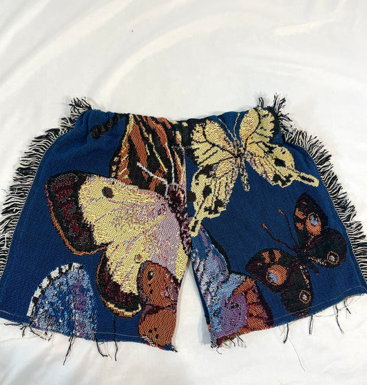 Butterfly Abyss 3 Tapestry Shorts