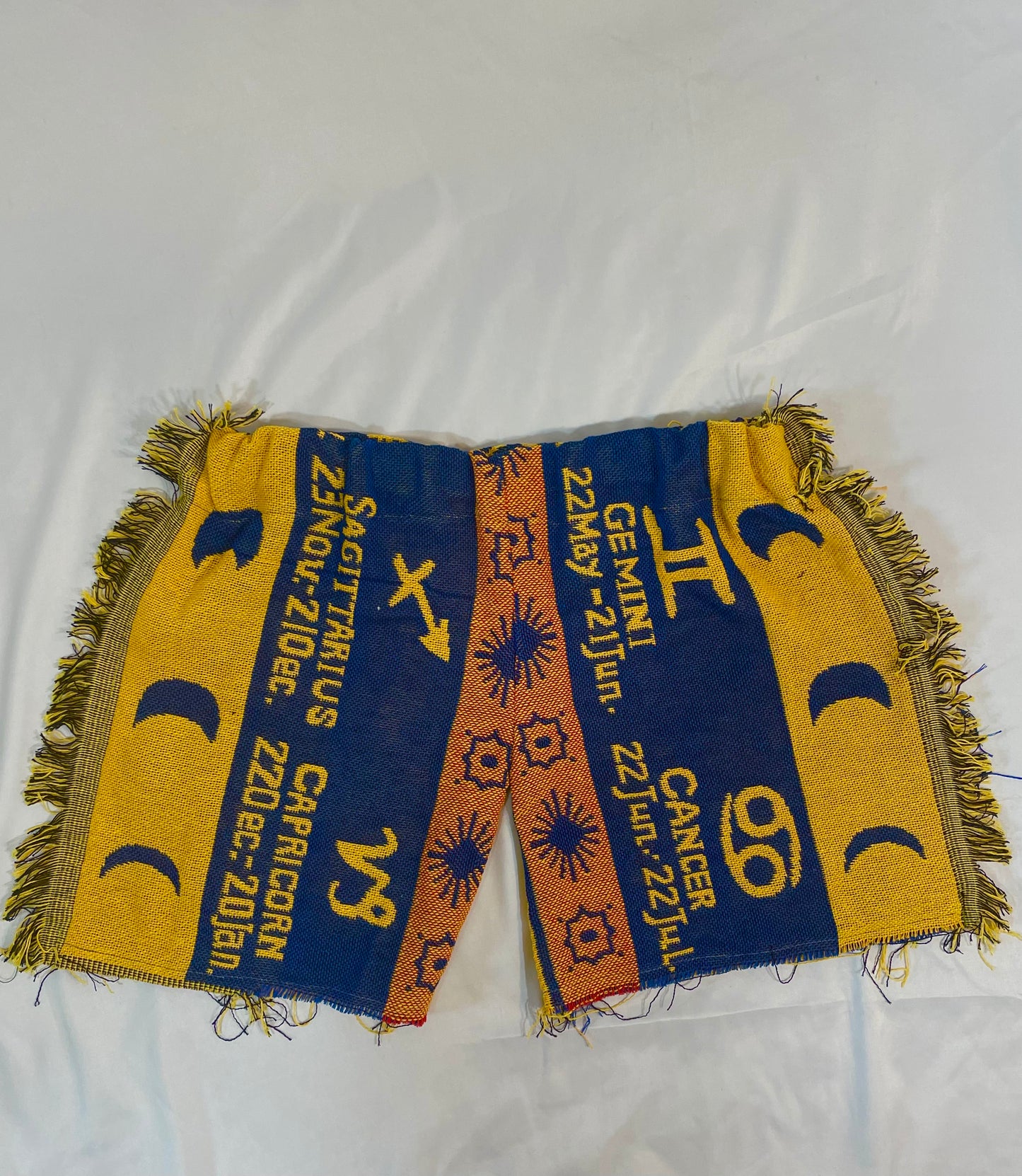 Golden Astrology Tapestry Shorts