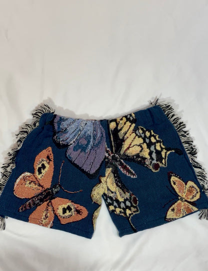 Butterfly Abyss Tapestry Shorts